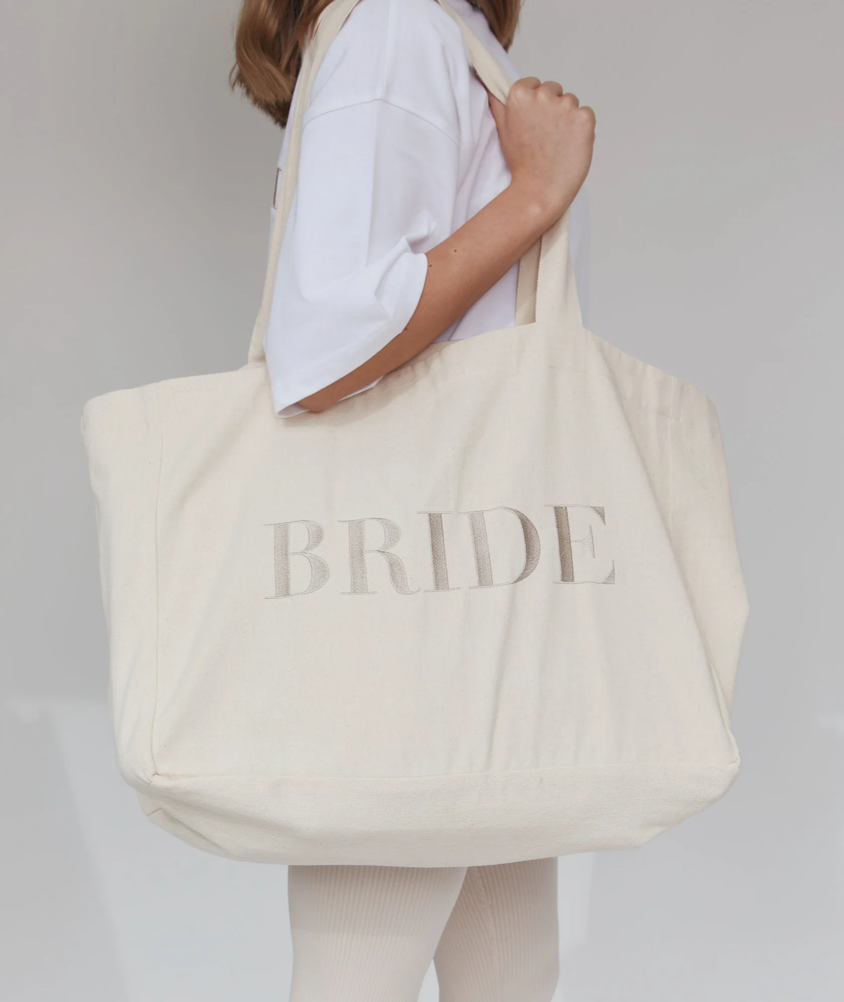 Bride Statement Tote Bag - Champagne - Image 2